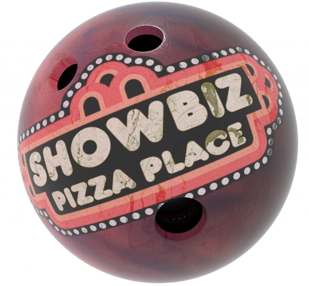 Showbiz Pizza Bowling Ball preview image 1